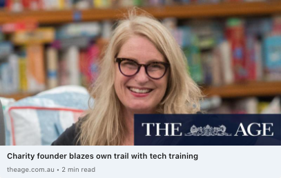 Charity founder blazes own trail with tech training