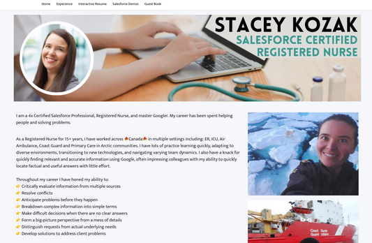 How to build a Salesforce Portfolio, by Stacey Kozak