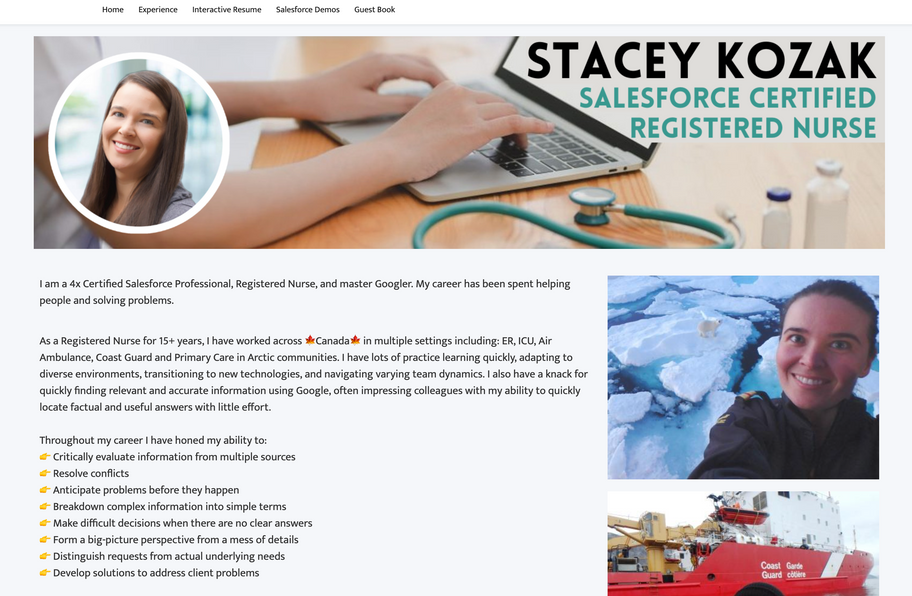 How to build a Salesforce Portfolio, by Stacey Kozak