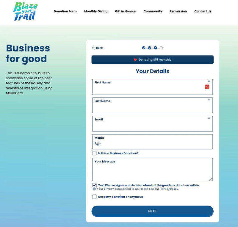 Build a Donation Page in less than 30 Minutes
