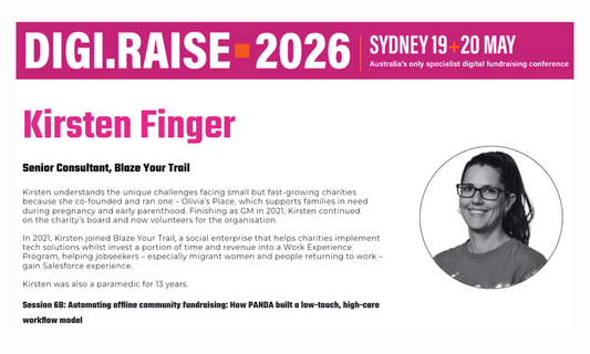 Blaze Your Trail Funding Two Digi.Raise 2026 Conference Bursaries