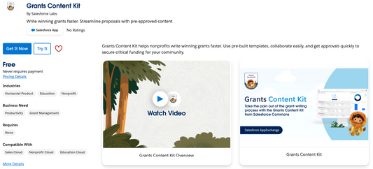 Software Review - Grants Content Kit