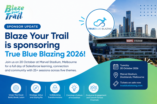 Blaze Your Trail is sponsoring True Blue Blazing 2026